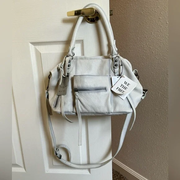 NWT~We The Free Baby Emerson Tote Bag, Free People, Salt Color, Boho Style 🌼 - Picture 11 of 14